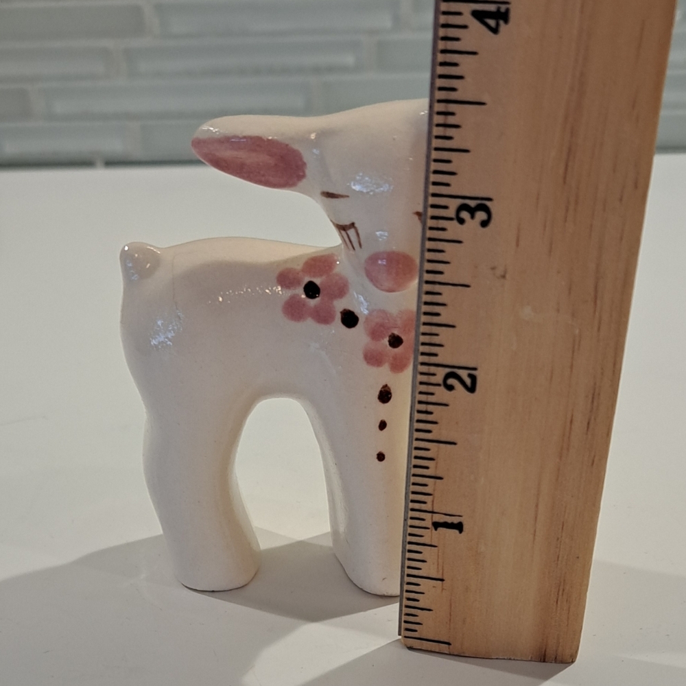 Vtg California Pottery Lamb Figurine Rio Hondo deLee 3 1/2" - Picture 4 of 5